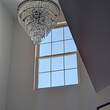 Elegant chandlier Installation 7