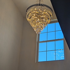 Elegant chandlier Installation 4